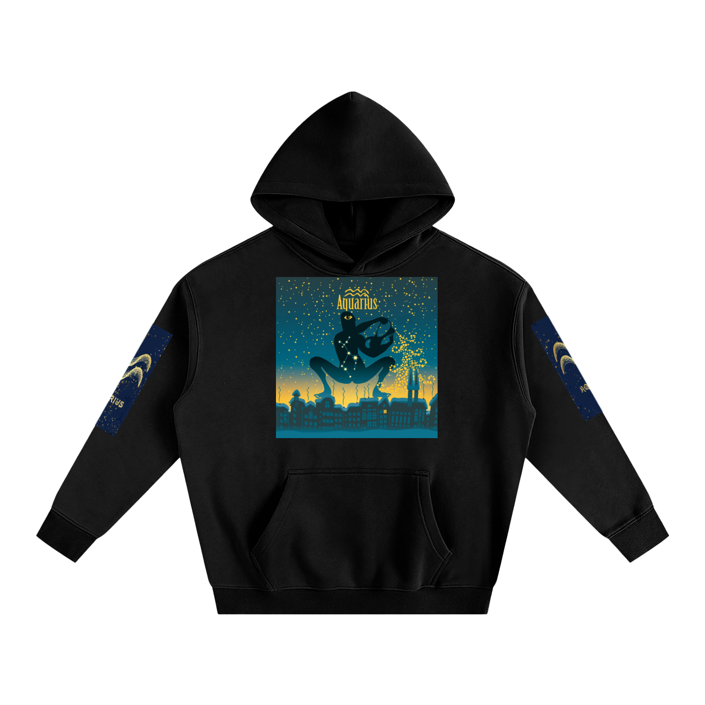Zodiac,Hoodie,Aquarius 