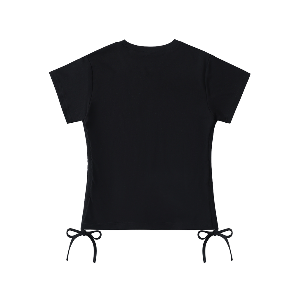 drawstring,shirts,bow,fashion