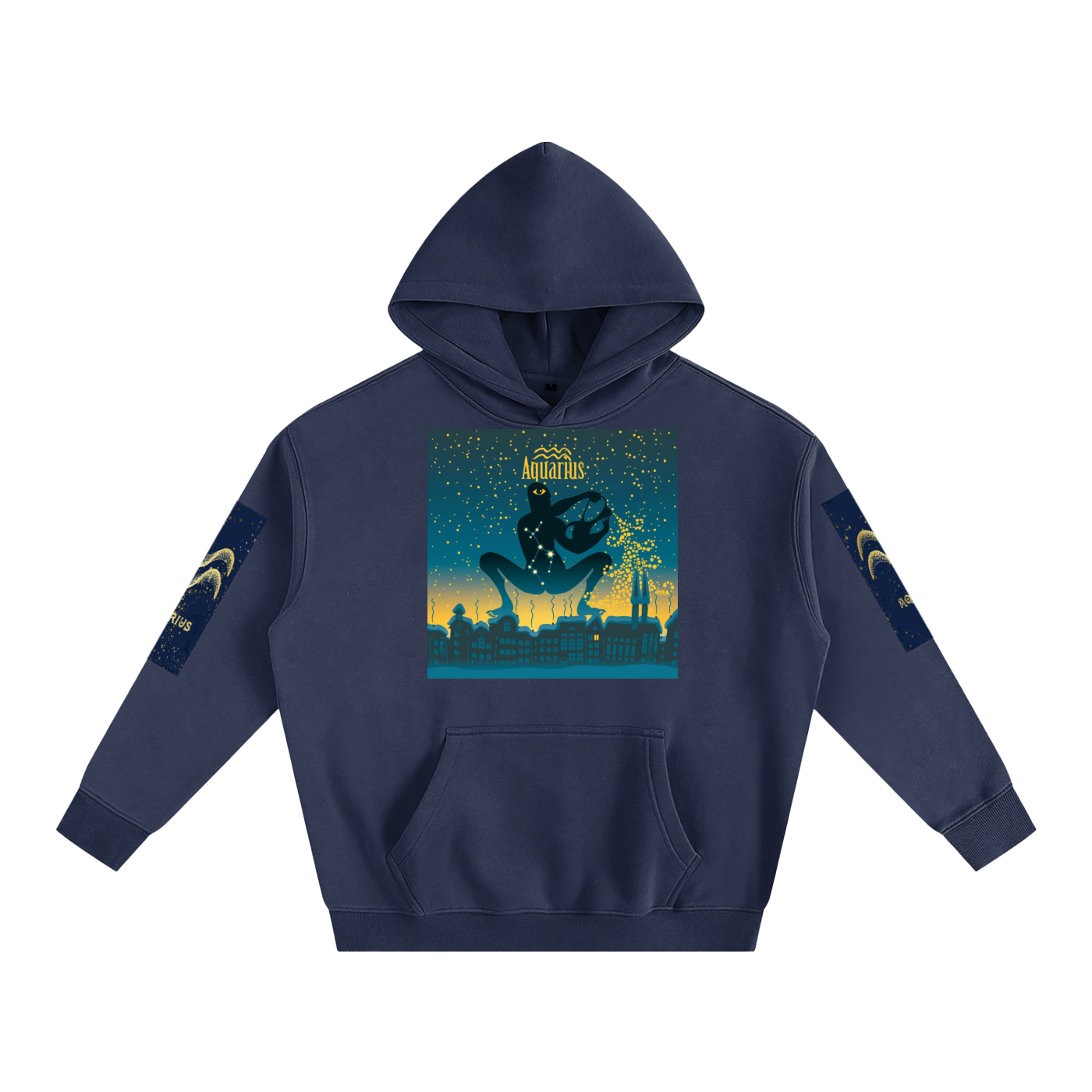 Zodiac,Hoodie,Aquarius 